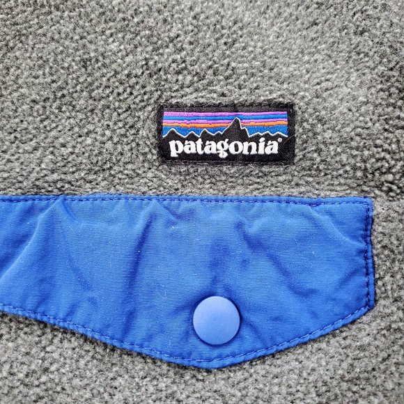 Patagonia Synchilla Pullover Gray Blue  Womans S - Picture 8 of 11